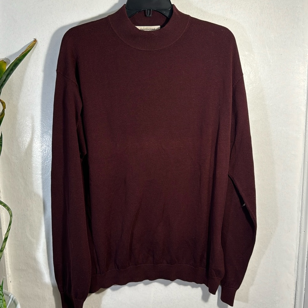 Men’s mock neck sweater